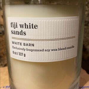 “FIJI WHITE SANDS” by B&BW, 8-oz / 227 g, Single Wick Candle, NWTags